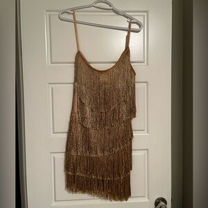 FASHION NOVA FRINGE DRESS